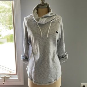 Black Dog Funnel-neck Sweatshirt